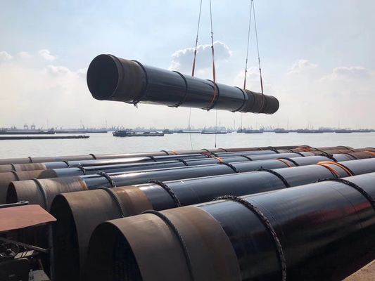 গুণমান  Custom LSAW Steel Pipe / Welded Carbon Steel Pipe For Underground Bunker কারখানা