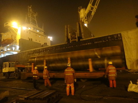 গুণমান  Hot Rolled SAWL SSAW Steel Pipe Length Customized For Natural Gas And Oil Pipeline কারখানা