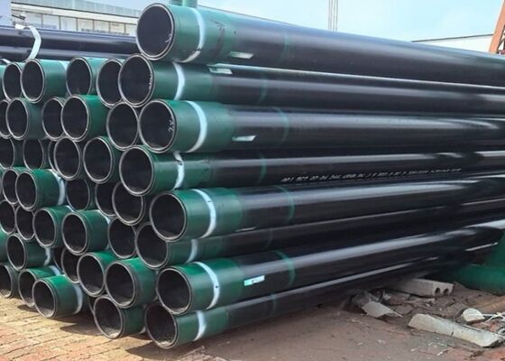 গুণমান  API5CT N80 L80 P110 Steel Casing Pipe with 2.11mm-300mm Thickness for Water Transport কারখানা