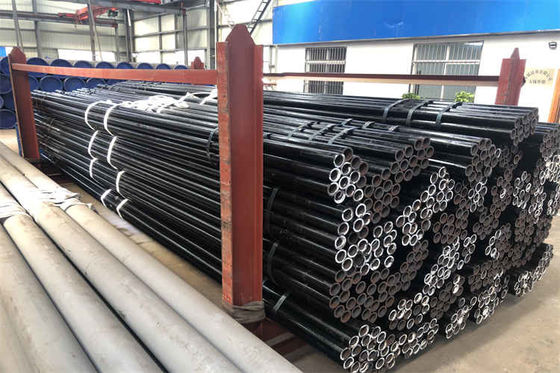 ইস্পাত টিউব Punching Bending সার্ভিস ASTM A106 গরম ঘূর্ণিত কালো রঙ টিউব