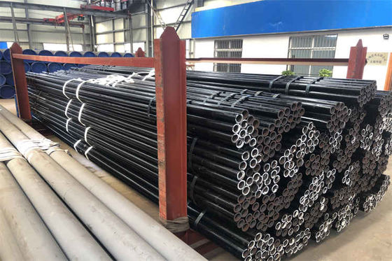 ইস্পাত টিউব Punching Bending সার্ভিস ASTM A106 গরম ঘূর্ণিত কালো রঙ টিউব