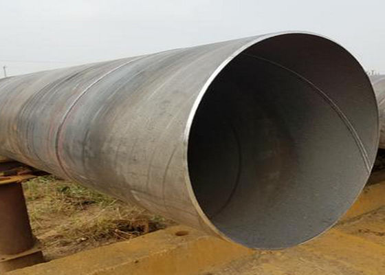 API 5L SSAW স্টিল পাইপ 219.1mm - 2540mm ব্যাসার্ধ অ-দ্বিতীয় 5mm - 25.4mm দেয়াল