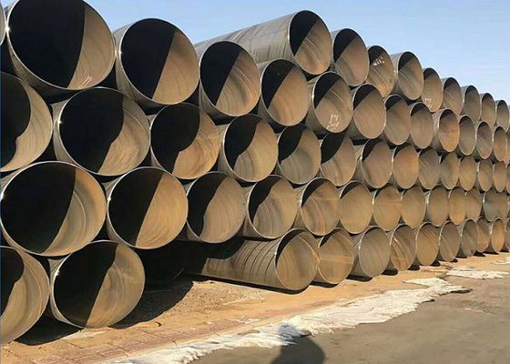 SSAW API 5L স্ট্যান্ডার্ড এসজিএস পরিদর্শন এবং প্রশস্ত ব্যাসার্ধের সাথে ঝালাই ইস্পাত পাইপ