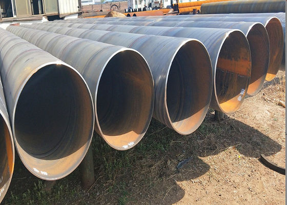 API 5L SSAW স্টিল পাইপ 219.1mm - 2540mm ব্যাসার্ধ অ-দ্বিতীয় 5mm - 25.4mm দেয়াল