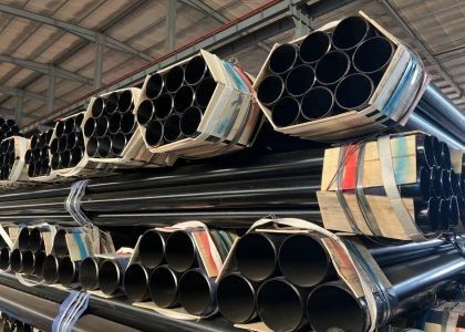 পিঞ্চিং সার্ভিস ASTM A/ASME SA 53 গ্রেড A B কালো সিউমলেস স্টীল টিউব 0.2-100mm বেধ