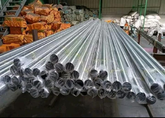 ± 1% সহনশীলতা স্টেইনলেস স্টীল গোলাকার টিউবিং 2mm-550mm ব্যাসার্ধ তাপমাত্রা প্রতিরোধী সঙ্গে