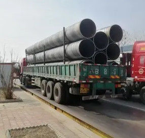 SSAW ঢালাই ইস্পাত পাইপ 5mm-25.4mm প্রাচীর নির্মাণের জন্য