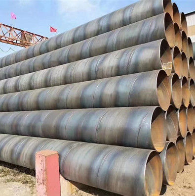বাইরের ব্যাসার্ধ 219mm-3620mm দিয়ে ঘন দেয়ালযুক্ত SSAW ইস্পাত পাইপ বেধ পরিসীমা 0.068in-52in 10 20 45