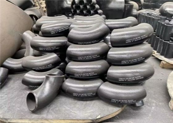 ASME B 16.9 স্টিল পাইপ ফিটিংস জন্য সিউমলেস আকার 1/2''-12' উচ্চ চাহিদা