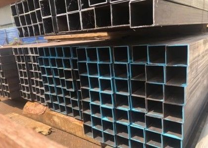 গ্যালভানাইজড স্কয়ার পাইপ 25x25x1.2 মিমি 40x40 মিমি 50x50x2.5 মিমি হোল সেকশন পাইপ