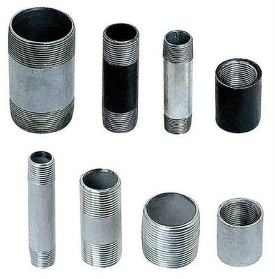 ASME B16.9 স্ট্যান্ডার্ড কার্বন স্টিল পাইপ ফিটিং বিএসপিপি বিএসপিটি এনপিটি ডিআইএন থ্রেডের সাথে