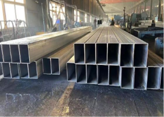 S235JR ইস্পাত ফাঁপা সেকশন ১৫-১০০০মিমি OD কালো আয়তক্ষেত্রাকার