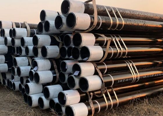 কার্বন ইস্পাত কেসিং টিউব পুরুষ / মহিলা থ্রেডেড শেষ এবং API5CT N80 L80 P110 স্ট্যান্ডার্ডগুলির জন্য 2.11 মিমি থেকে 300 মিমি বেধ সহ