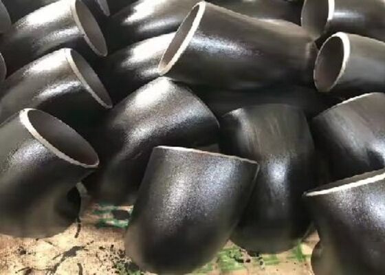 উচ্চ চাপ প্রতিরোধ ক্ষমতা ASTM A234 WPB ফিটিং WPB A105 উপাদান এবং কাস্টমাইজযোগ্য থ্রেড প্রকারের সাথে
