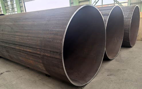 LSAW স্টিল পাইপ 355.6mm-2320mm বাইরের ব্যাসার্ধ এবং 5mm-50mm প্রাচীর বেধ API 5L স্ট্যান্ডার্ড সঙ্গে সঙ্গতিপূর্ণ